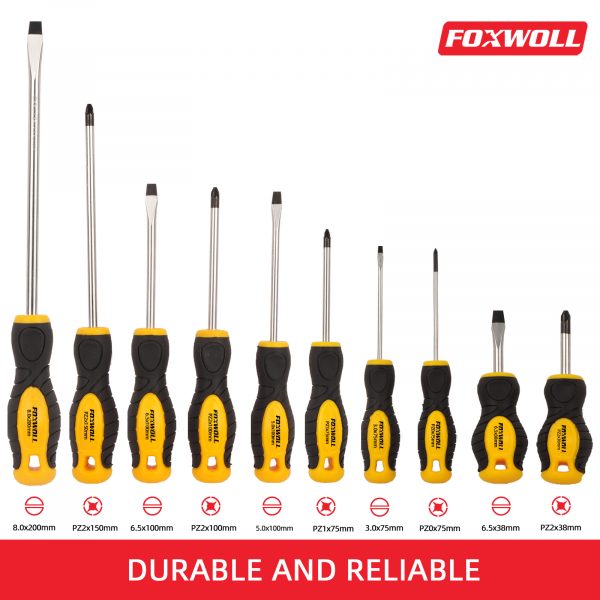 Hand Tool Set Storage Case Screwdriver Tool Set- foxwoll