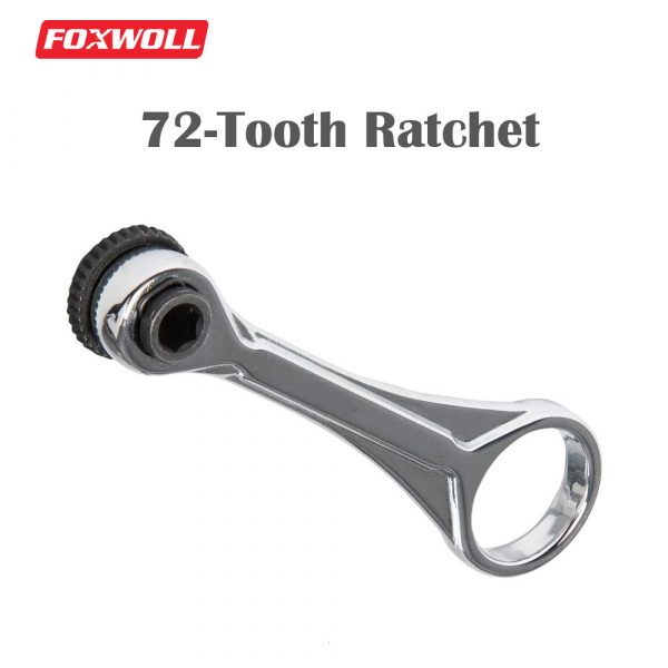 Ratchet Set 6pcs Mini Ratchet Set with Phillips Slotted Bits and Adapter Mini Ratchet Wrench Screwdriver- foxwoll