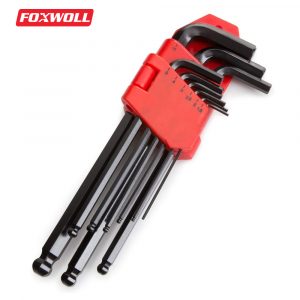 Ball End Hex Key Wrench Set 9pcs - foxwoll