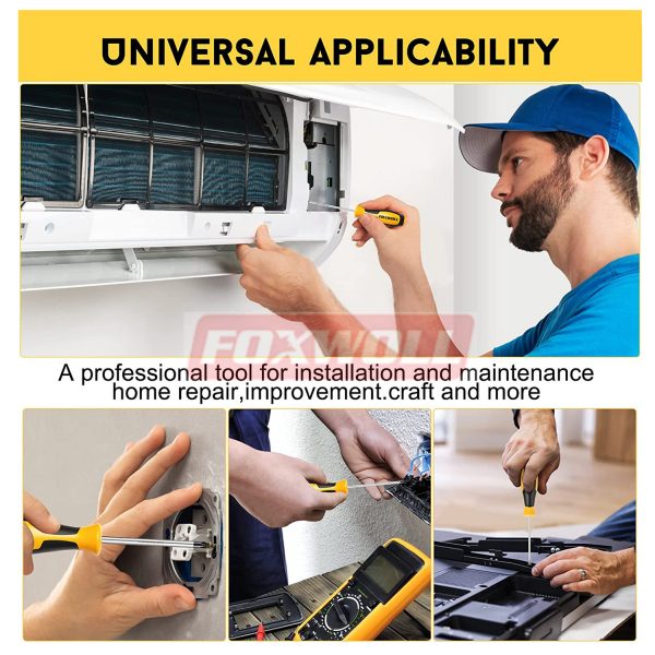 Hot Sale 12 PCS with Supper Magnet Screwdrivers Set- foxwoll