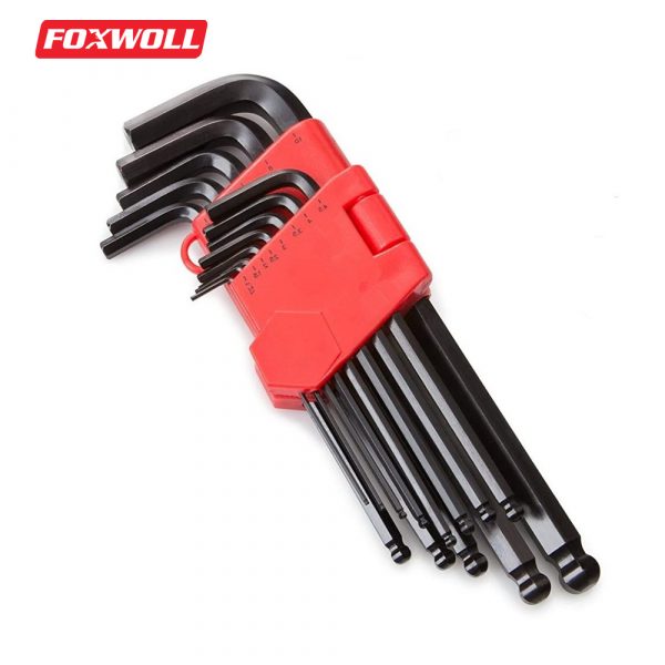 Wholesale High-Quality Allen Hex Key Set Inch Size- foxwoll