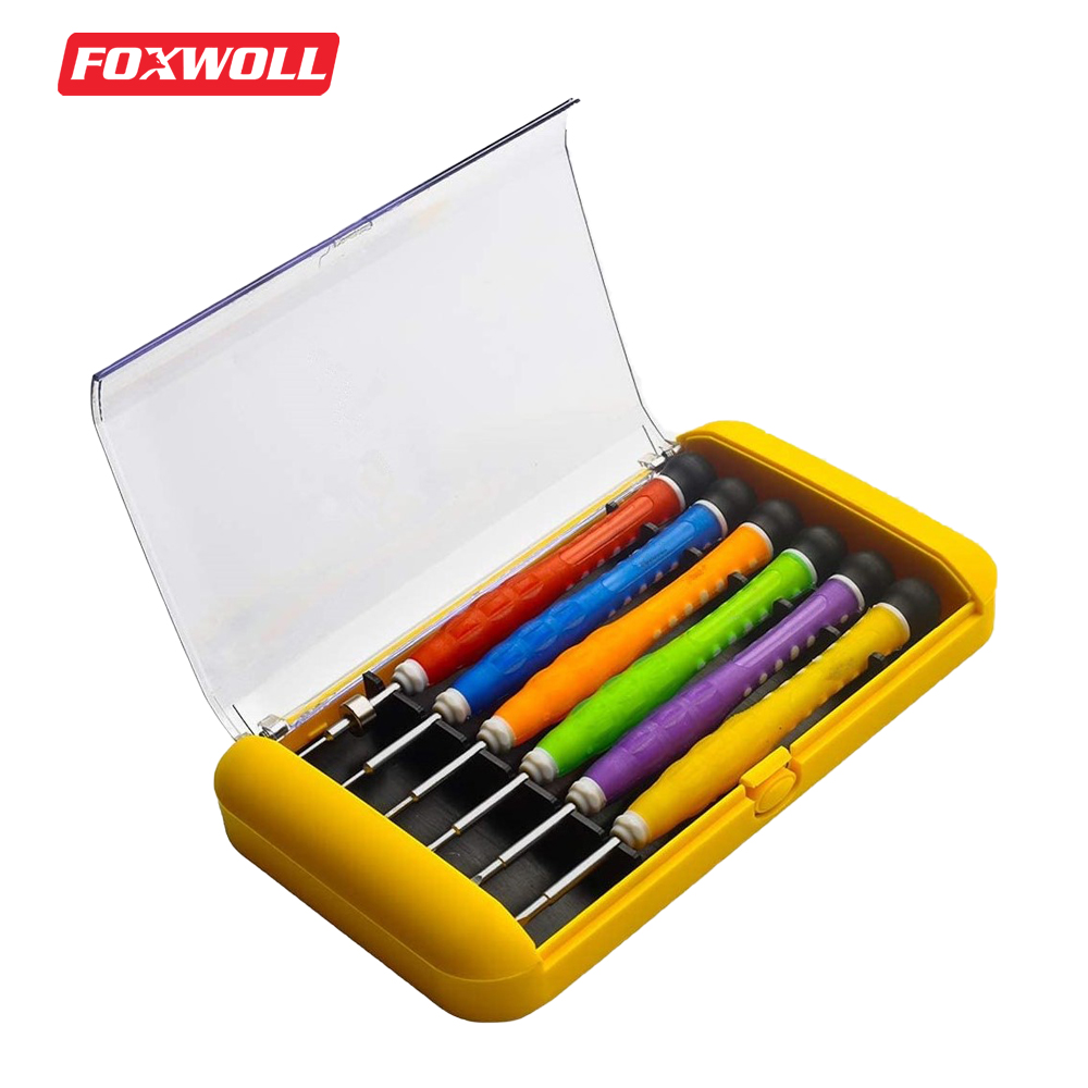 6 Pieces Professional Precision Mini Screwdriver Set FOXWOLL