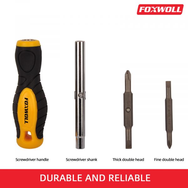 Wholesale Strong Magnetic 6-in-1 Screwdriver Set-foxwoll
