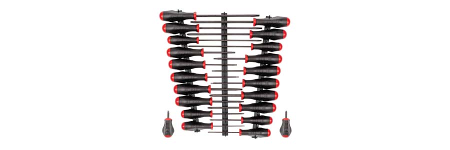Tekton 22-Piece High-Torque Chrome Black Oxide Blade Screwdriver And Nut Driver Set - foxwoll