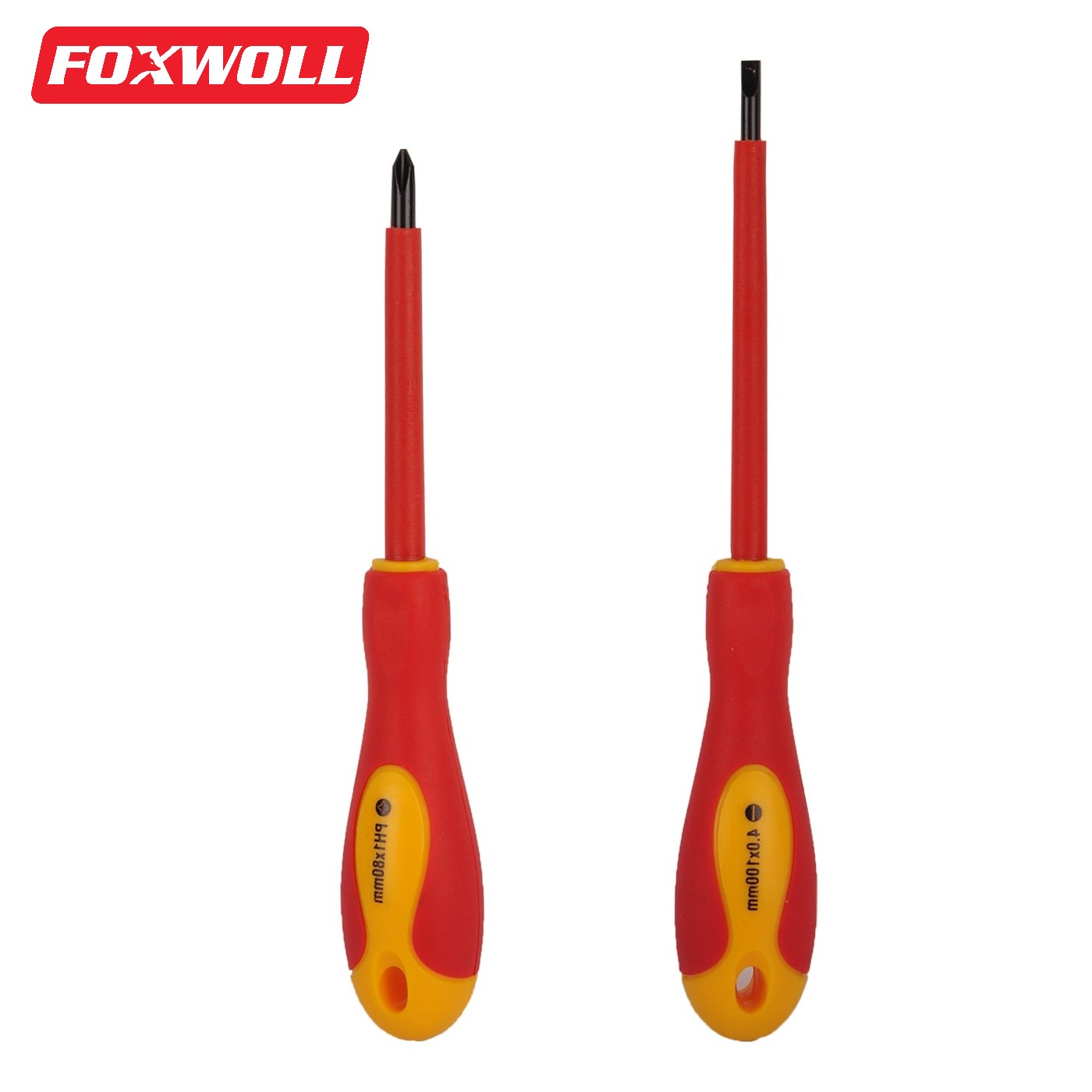 Screwdriver Bulk Single Piece Slotted Insulated Screwdriver - FOXWOLL