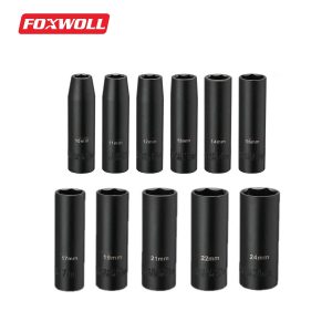 Deep Impact Socket Set 11 Pieces Metric Socket-foxwoll