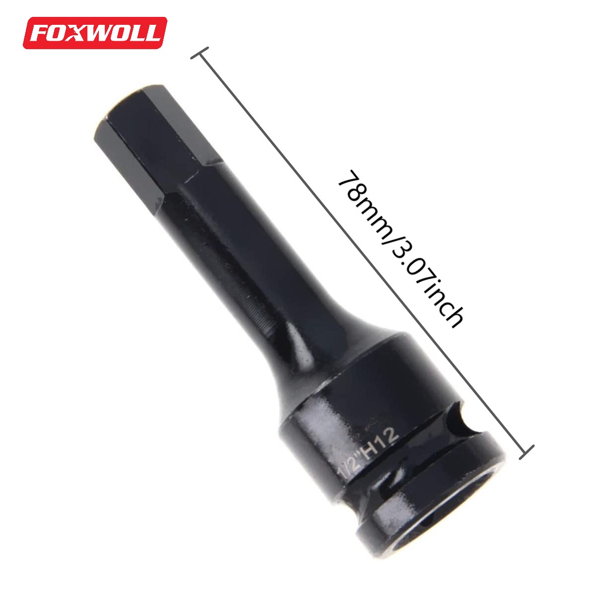 Hex Impact Socket 1/2Inch Drive Allen Bit Socket-foxwoll