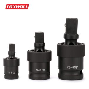 Impact Socket Universal Joint Set 1-Inch Drive-foxwoll