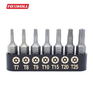 Precision Screwdrivers Bits 7pcs Security Torx Bits Set-foxwoll