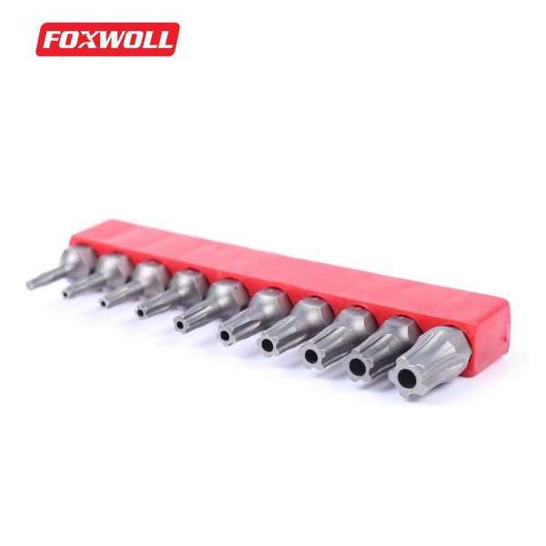 Screwdriver Bits Torx Plus 10pcs 5-Point Tamper Proof Bits-foxwoll