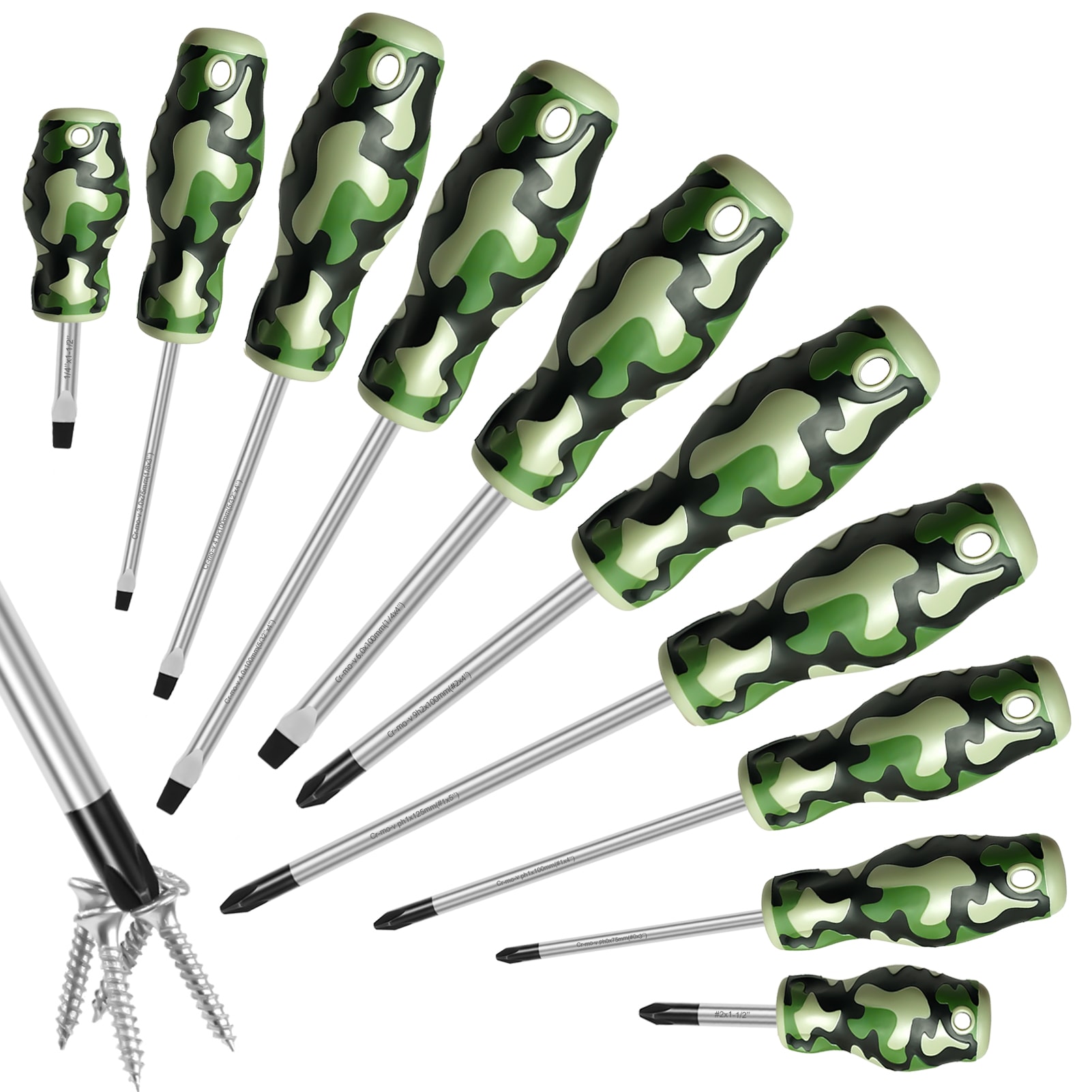 Magnetic Screwdriver Set 11 PCS with & Magnet FOXWOLL