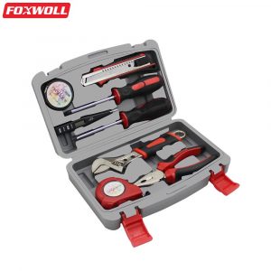 Combination Hand Tool Set 9pcs Tools Screwdriver Pliers-foxwoll