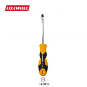 Slotted Screwdriver Flat Head High Quality Magnetic Tip-foxwoll