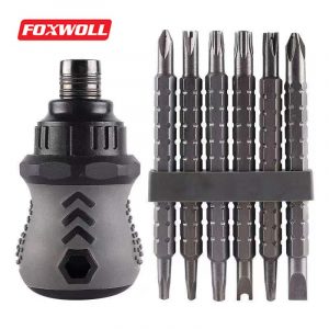 Ratchet telescopic screwdriver set multi-functional portable-foxwoll