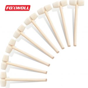 8 Pcs Mini Wooden Hammer Multi-Purpose Wood Hammer-foxwoll