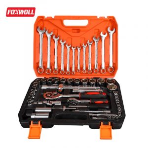 61-piece auto repair wrench set dual-use wrench tool-foxwoll