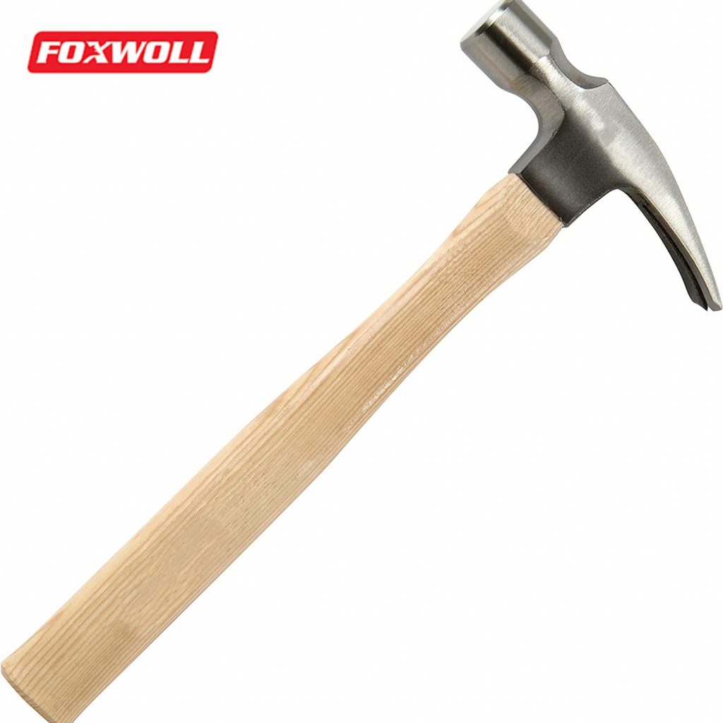16 oz Straight Rip Claw Hammer with Smooth Face FOXWOLL