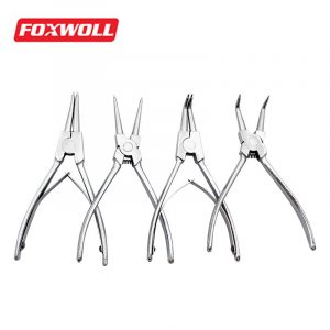 Snap Ring Pliers Set Heavy Duty C-Clip Pliers-foxwoll