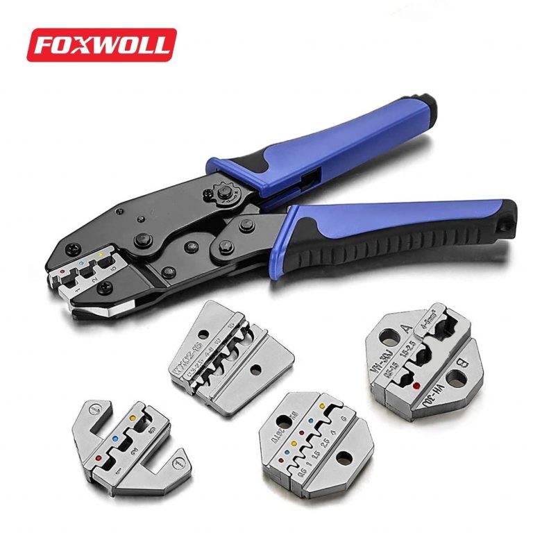 Wire Crimping Tool Set Ratcheting Wire Crimper FOXWOLL