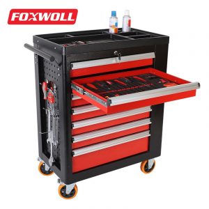 Rolling Tool Chest with Tool Drawers-FOXWOLL-1