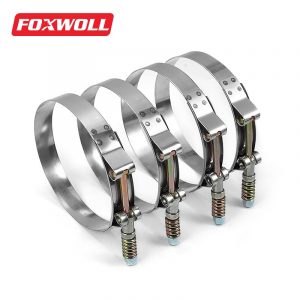 T bolt hose clamp with spring tension clamp-FOXWOLL-1