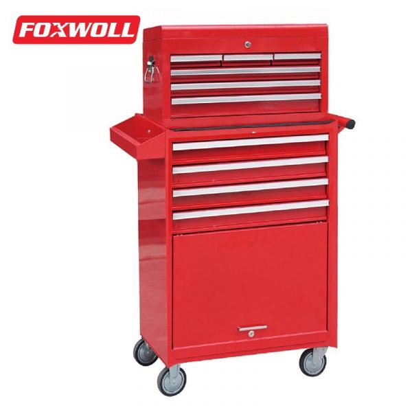 Tool Chest on Wheels Stackable Tool Boxes-FOXWOLL-1
