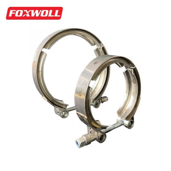 adjustable T bolt hose clamp for hydraulic silicone hose-FOXWOLL-1