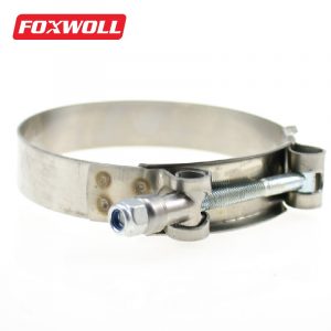 t bolt hose clamps W4 304 stainless steel-FOXWOLL-1