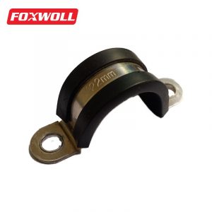 304 hose clamp R type with rubber tube-FOXWOLL-1 (2)
