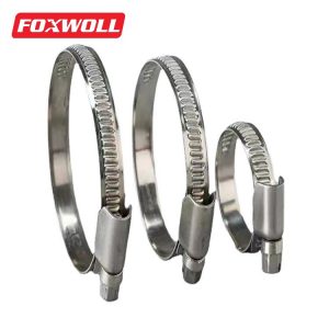 Embossed Worm Gear Hose Clamps-FOXWOLL-1 (2)