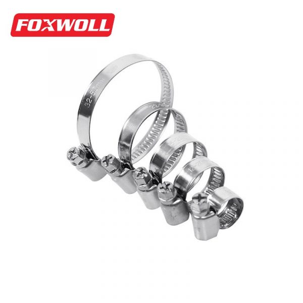 Worm Clamps American Type Worm Gear Hose Clamp-FOXWOLL-1 (4)