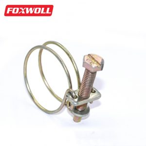 double wire hose clips wire mini hose clamp-FOXWOLL-1 (1)