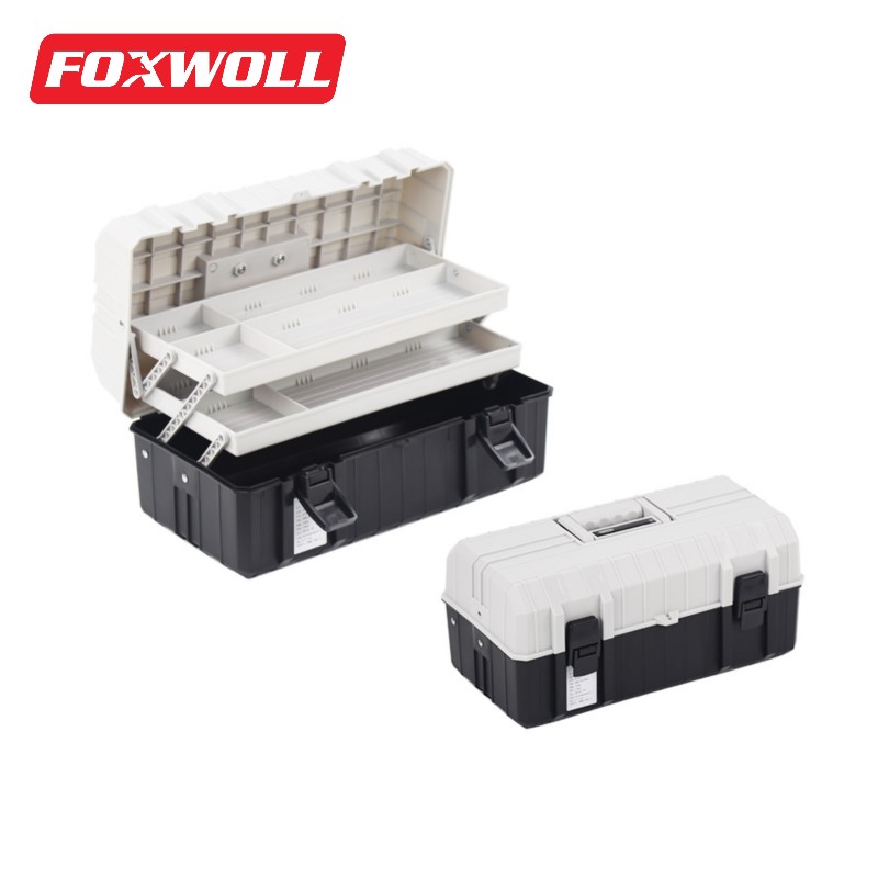 large plastic tool box tool organizer - FOXWOLL