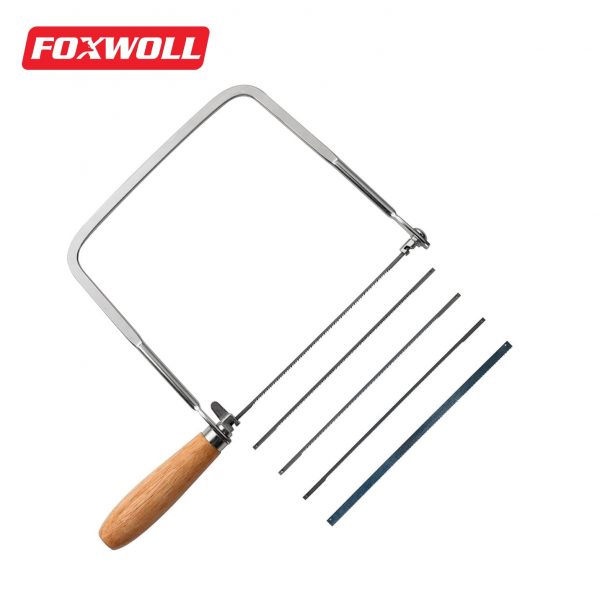 Hand Pull Coping Saw Steel Blade Frame-FOXWOLL