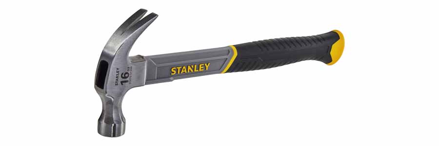 Stanley Stht0-5130 20Oz Fiberglass Curved Claw Hammer-FOXWOLL