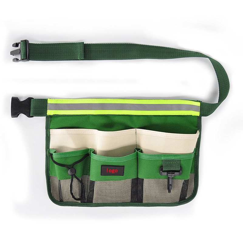 Green Tool Belt 7 Pocket Gardening Tools Belt Bags FOXWOLL
