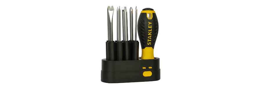 STANLEY STHT62511-8 9 Way Screwdriver Set with Storage case - foxwoll