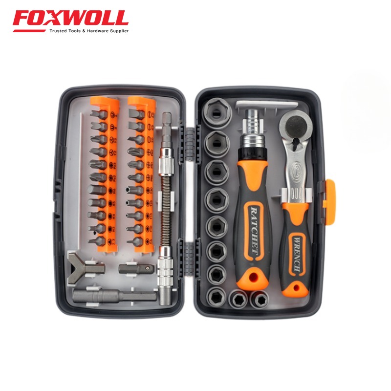 38pc Ratchet Screwdriver Set FOXWOLL