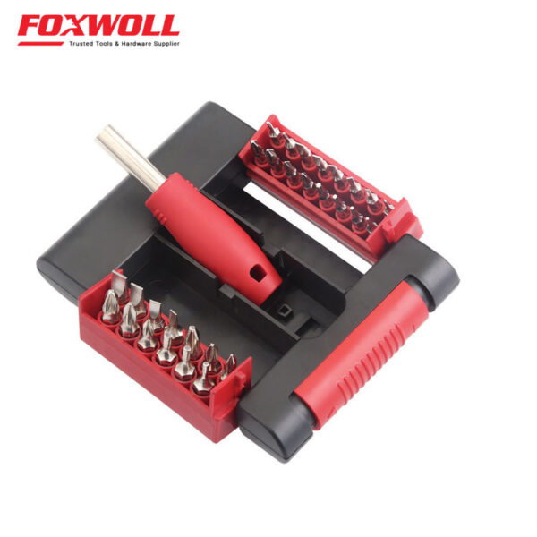 29 Piece CR-V Alloy Steel 1/4 Screwdriver Bit Set - FOXWOLL