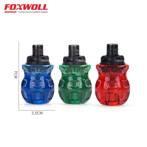 Short-handled Ratchet Screwdriver Set - foxwoll