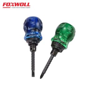 Short-handled Ratchet Screwdriver Set - foxwoll