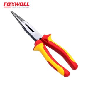 Insulated Snipe Nose Pliers-foxwoll