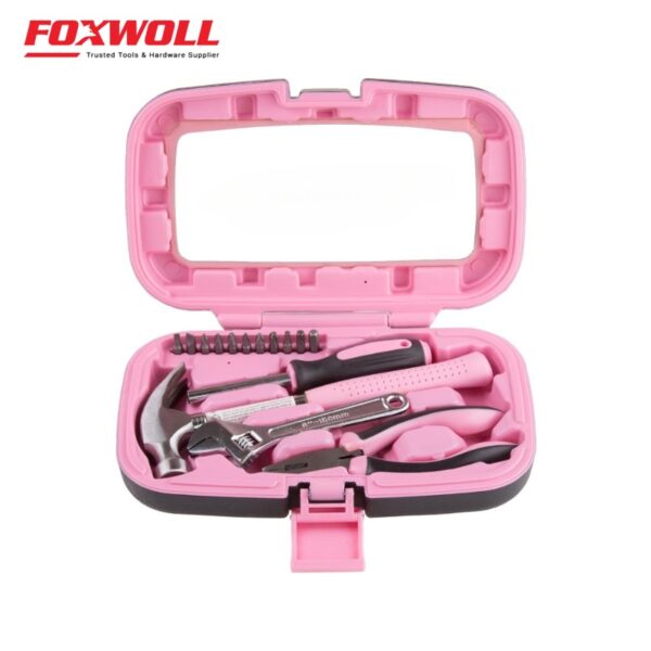 Tool Set Kit Box Pink-foxwoll