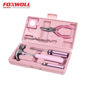 Pink Tool Set Women Kit-foxwoll