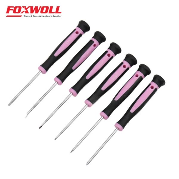Pink Magnetic Precision Screwdrivers Set-foxwoll