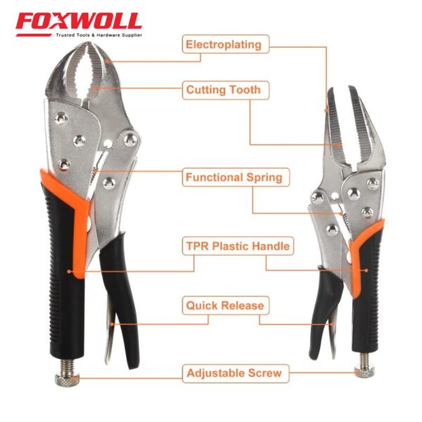 Heavy Duty Locking Pliers-foxwoll