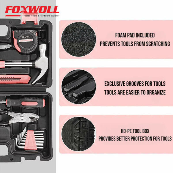 Purpose Household Tool Kit-foxwoll
