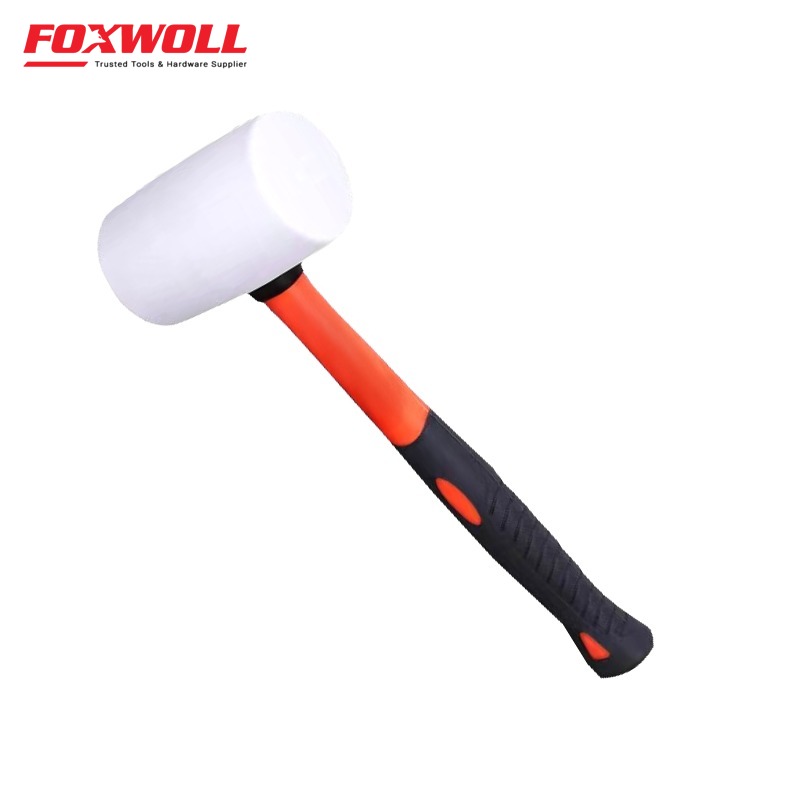 White Rubber Mallet Hammer-foxwoll