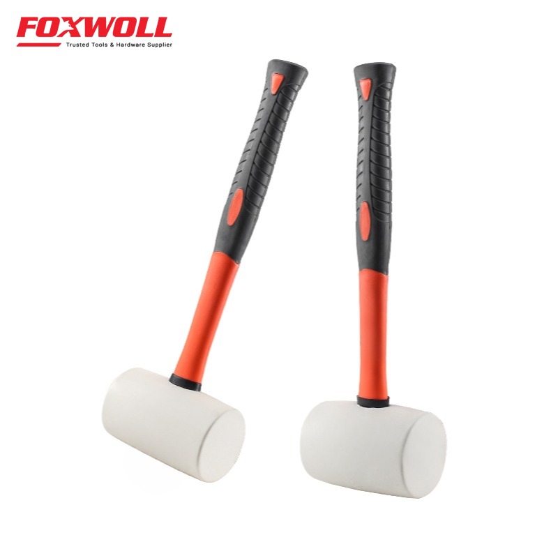 White Rubber Mallet Hammer-foxwoll