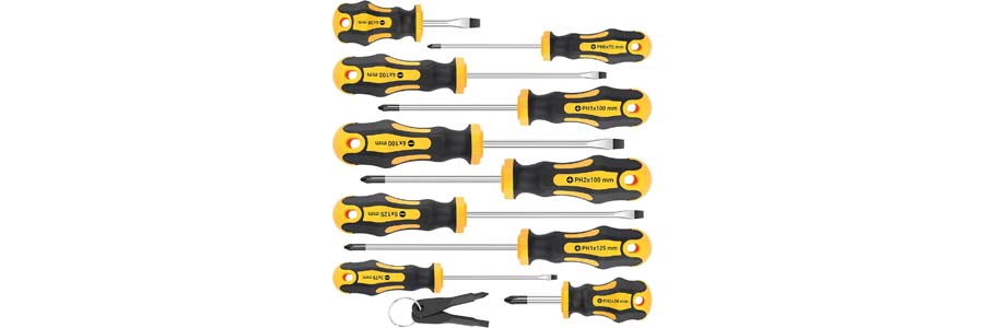 Amartisan 10-Piece Magnetic Screwdriver Set - FOXWOLL